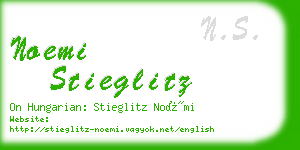 noemi stieglitz business card